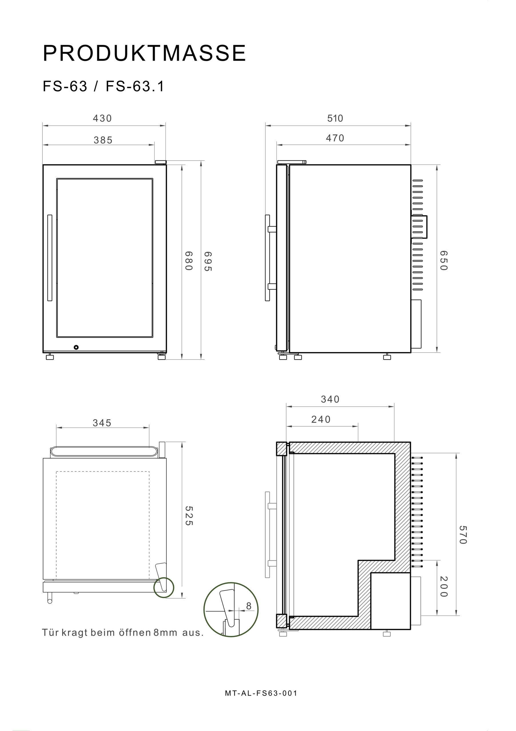 VIVANDIO hladnjak FS-63 2 VIVANDIO hladnjak FS-63 - Slika 2